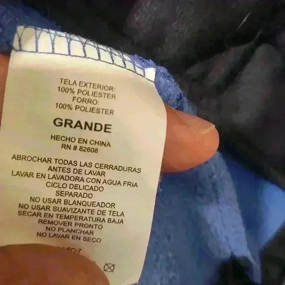 Free Country Men's Blue Size Large Soft Shell Hooded Jacket - Picture 7 of 9